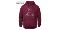 Hoodie Maroon