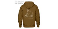 Full zip hoodie caramel