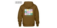 Full zip hoodie caramel