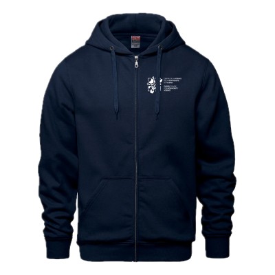 Full zip hoodie navy