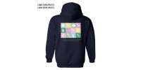 Full zip hoodie navy