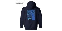 Full zip hoodie navy