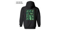 Full zip hoodie black