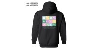 Full zip hoodie black