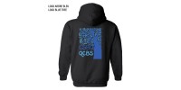 Full zip hoodie black