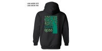 Full zip hoodie black